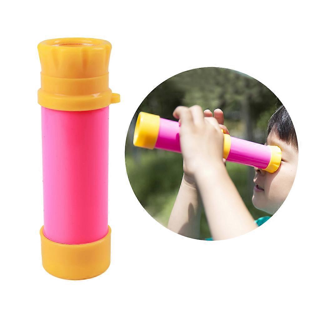 Boys Girls Kids Telescope Portable Pocket Monocular For Science Education Child Telescope Assorted Color Magnification 1Set