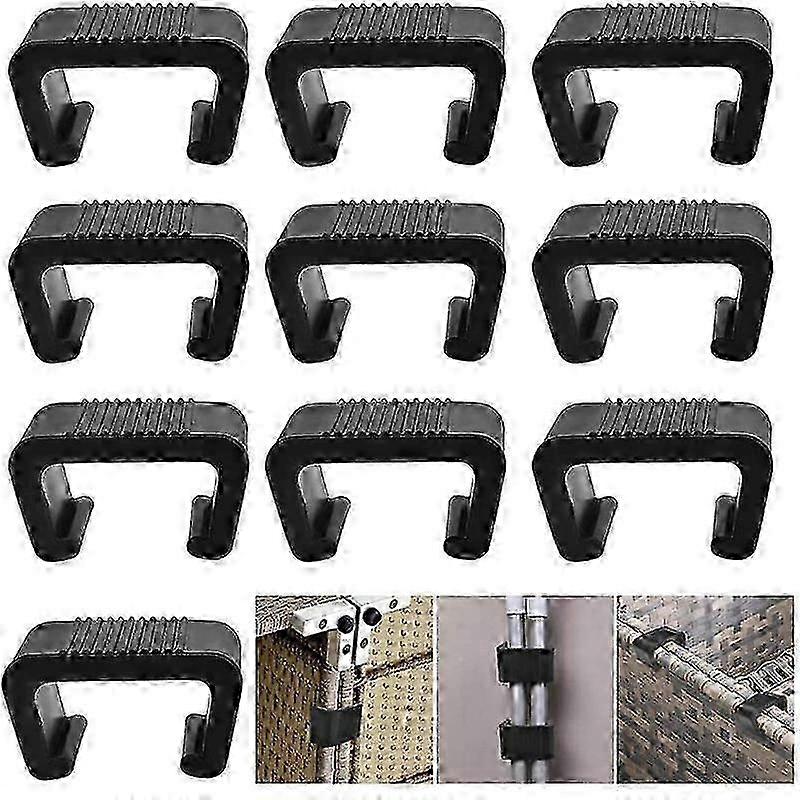 8 Pcs Wicker Furniture Clips Sofa Clips Sofa Alignment Connector Fasteners Clips for Garden Outdoor