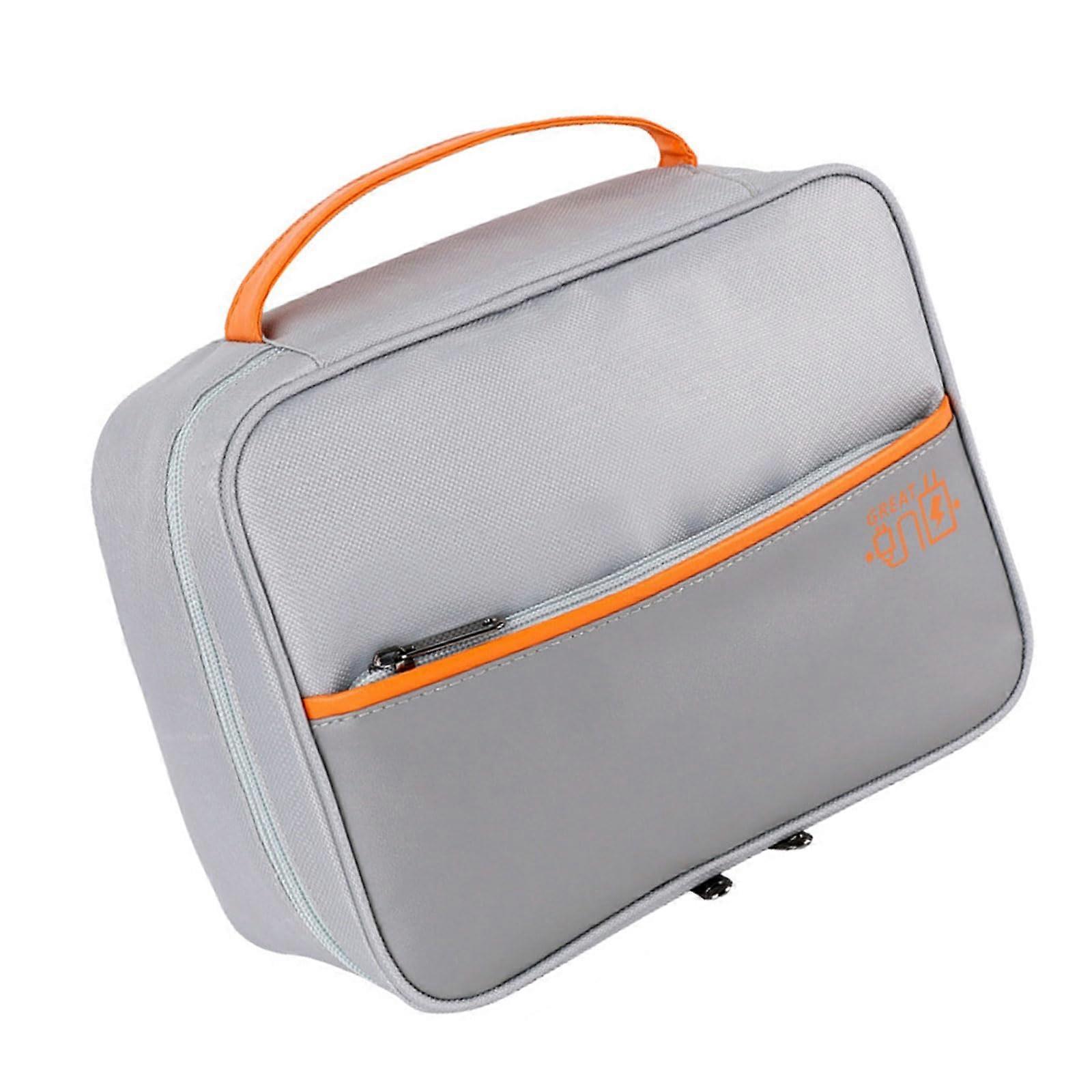 Cable Organizers Box for Desk Gray - Stylish Cable Management Holder for Home Office, Compact Design and Durable Material