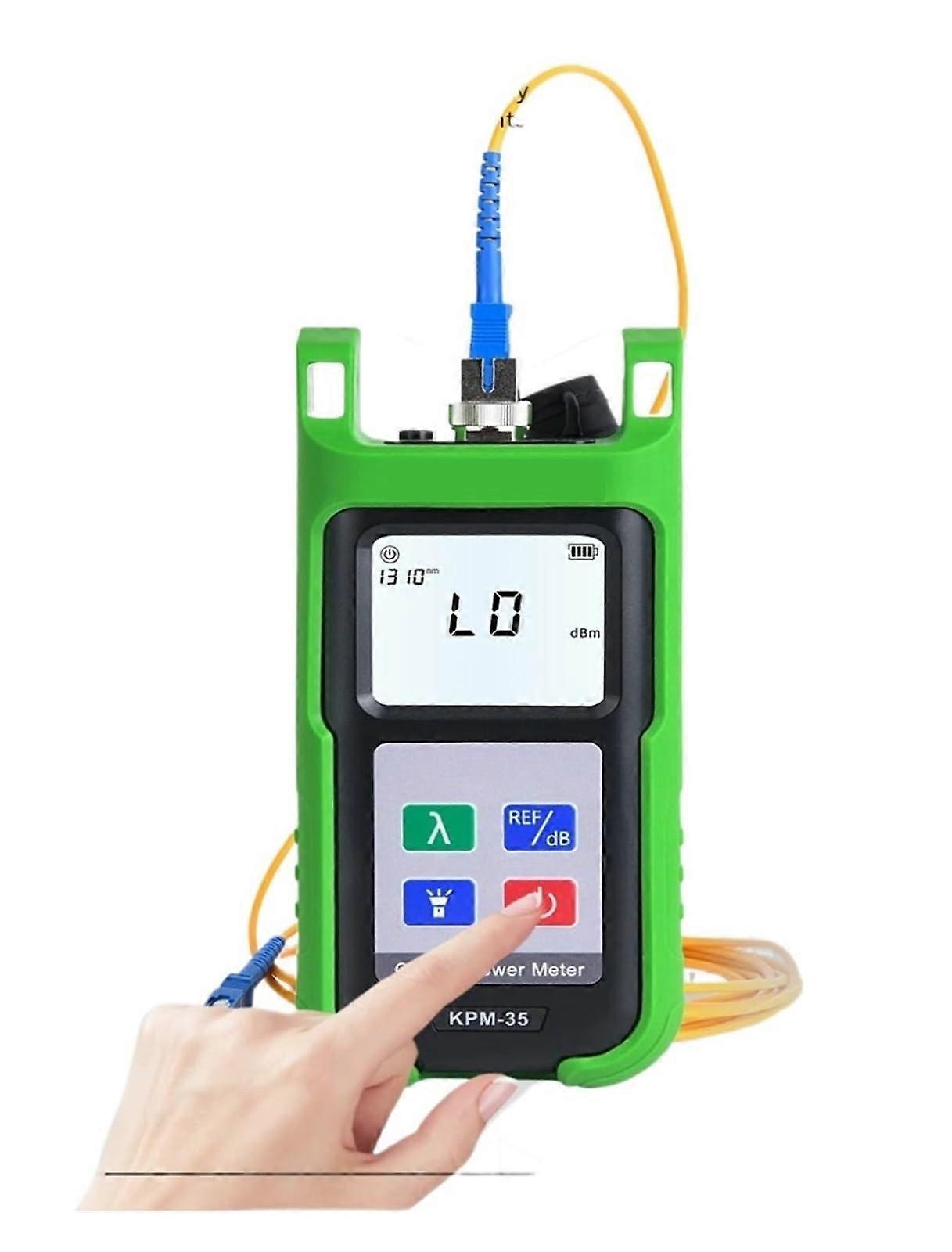 Glasfaserkabeltester und -detektor für optische Fasern, OPM FTTH Leistungsmesser -70 bis +10dBm, 7 Wellenlängen Identifier