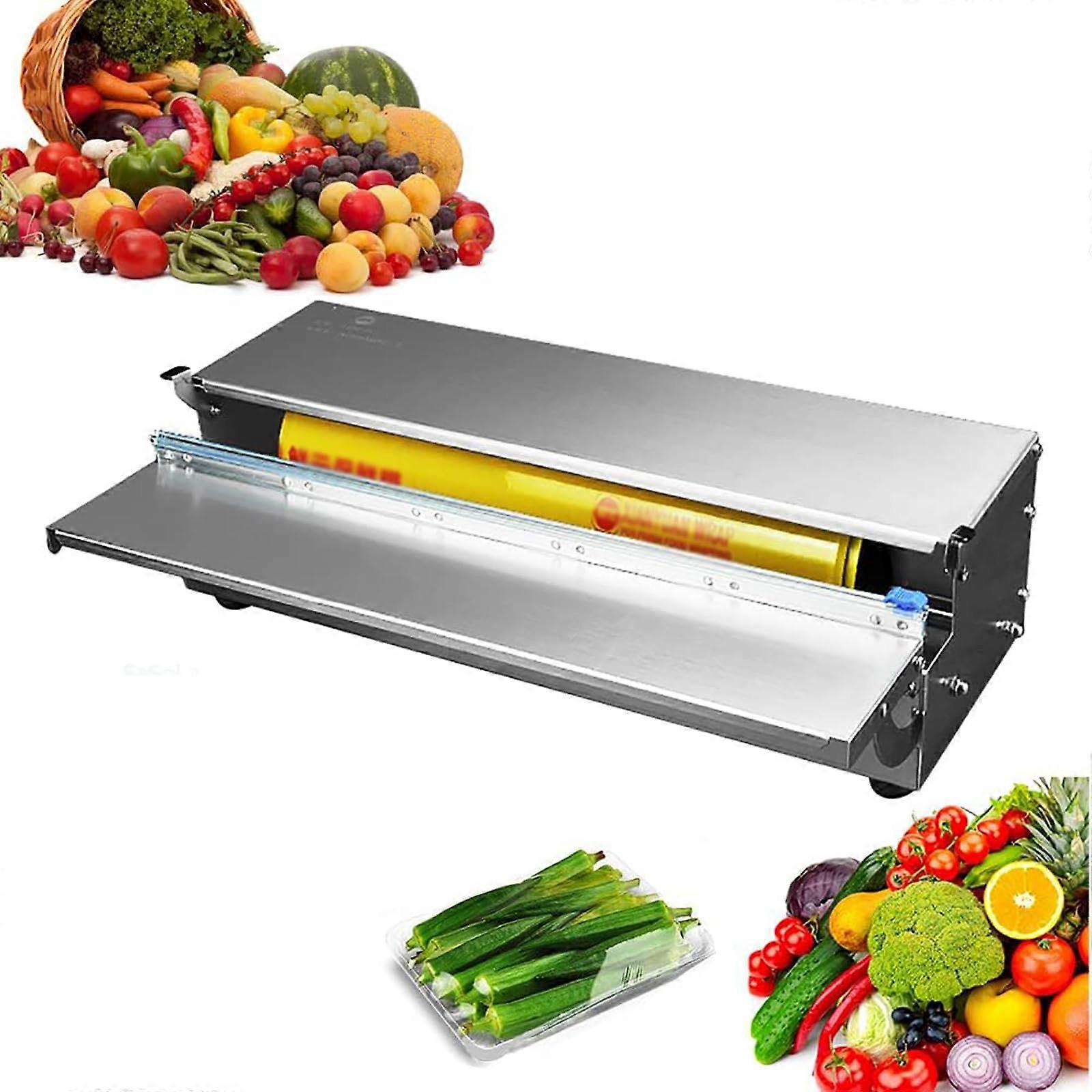 Hand packaging machine, 18inch/45 cm manual cling film packaging machine, allinone structure, foldable storage design