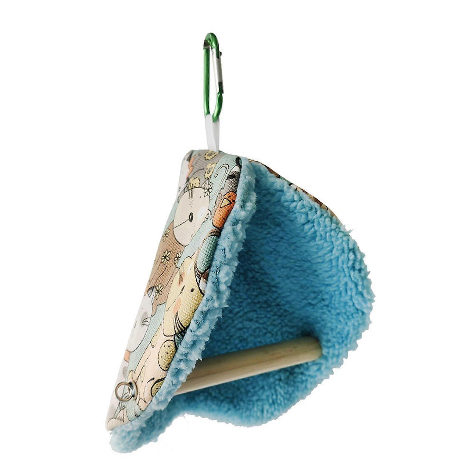 Hanging Hammock Shed Hideaways Hut Winter Warm Bird Mode Nest for Parrots and Small Birds Comfortable
