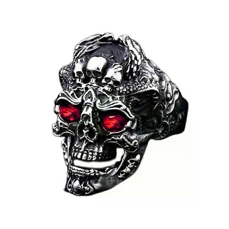 Skull Opening Rings, Adjustable Open Rings, Eye Catching, 1-2cm Size