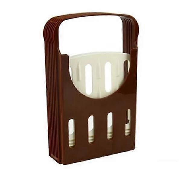 Adjustable Bread for Even Cutting and Safe Use Made of ABS Plastic Dark Brown Color
