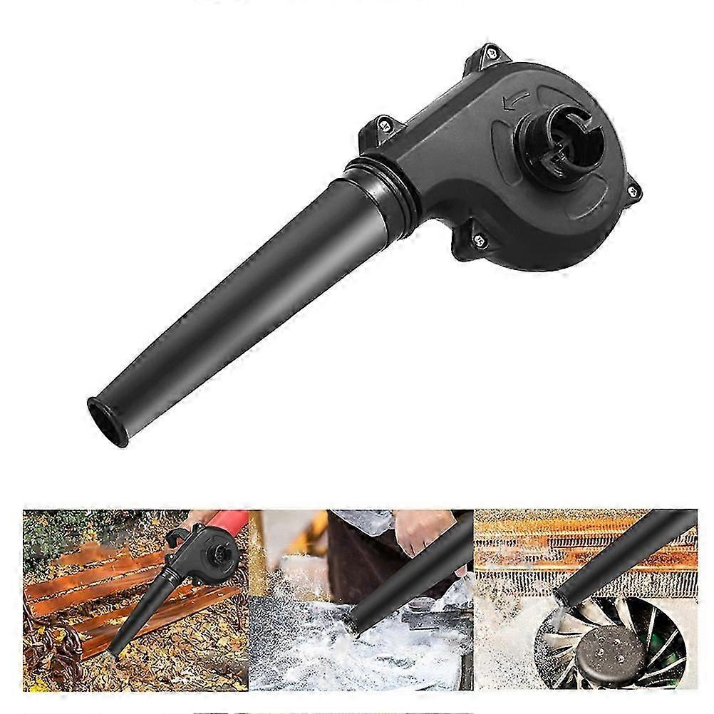 مكنسة منفاخ 2 في 1 للعناية بالعشب ، منفاخ صغير محمول منفاخ أوراق لاسلكي مع تقنية الشحن التوربيني