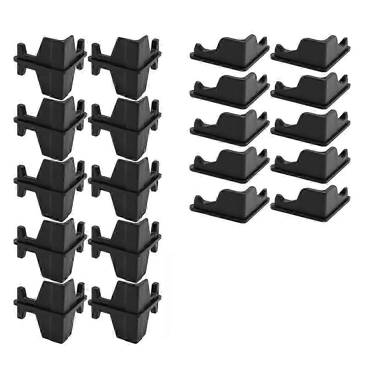 Suitable for 20PCS Post Inserts Connectors Shelf Heavy Duty Shelving Unit - Plastic, Molded, Sturdy-jc