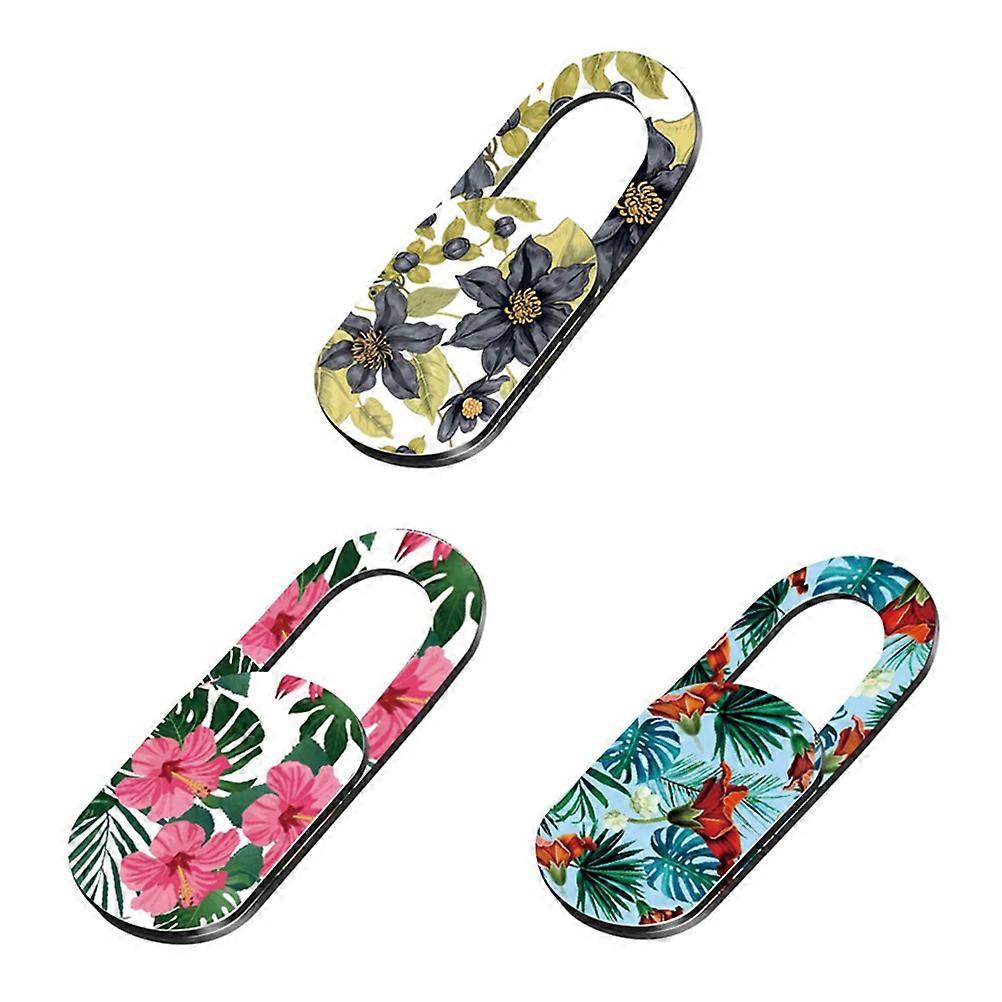 Webcam Privacy Lens Protector 3Pcs Lightweight Slide Design Assorted Color Daily Use Privacy Protection