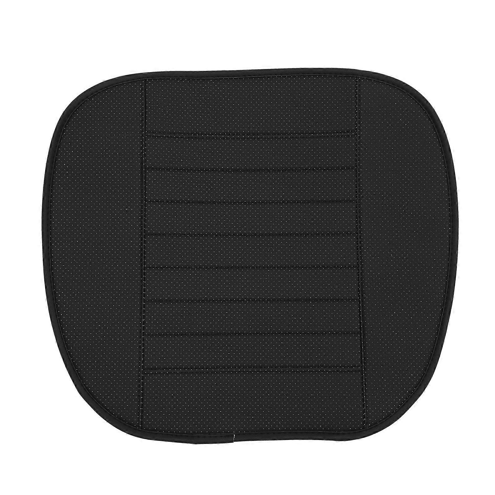 PUとコットン製の車で快適に使用できるブラックのカーシートクッションユニバーサルサイズ
