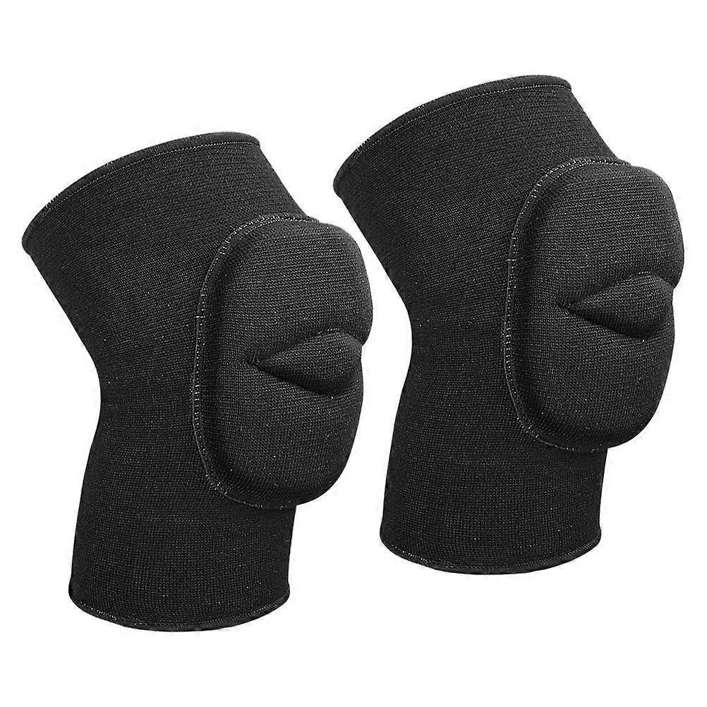 Soft Knee Pads For Adults With Elasticity Prevent Friction And Collision Black 2Pcs
