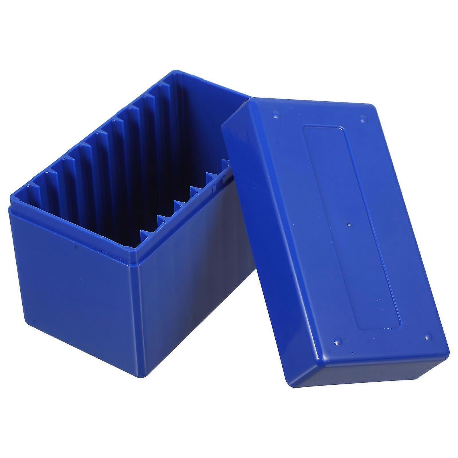 Blue Coin Storage Case with Slots – Holder for Collectors, Display & Organization