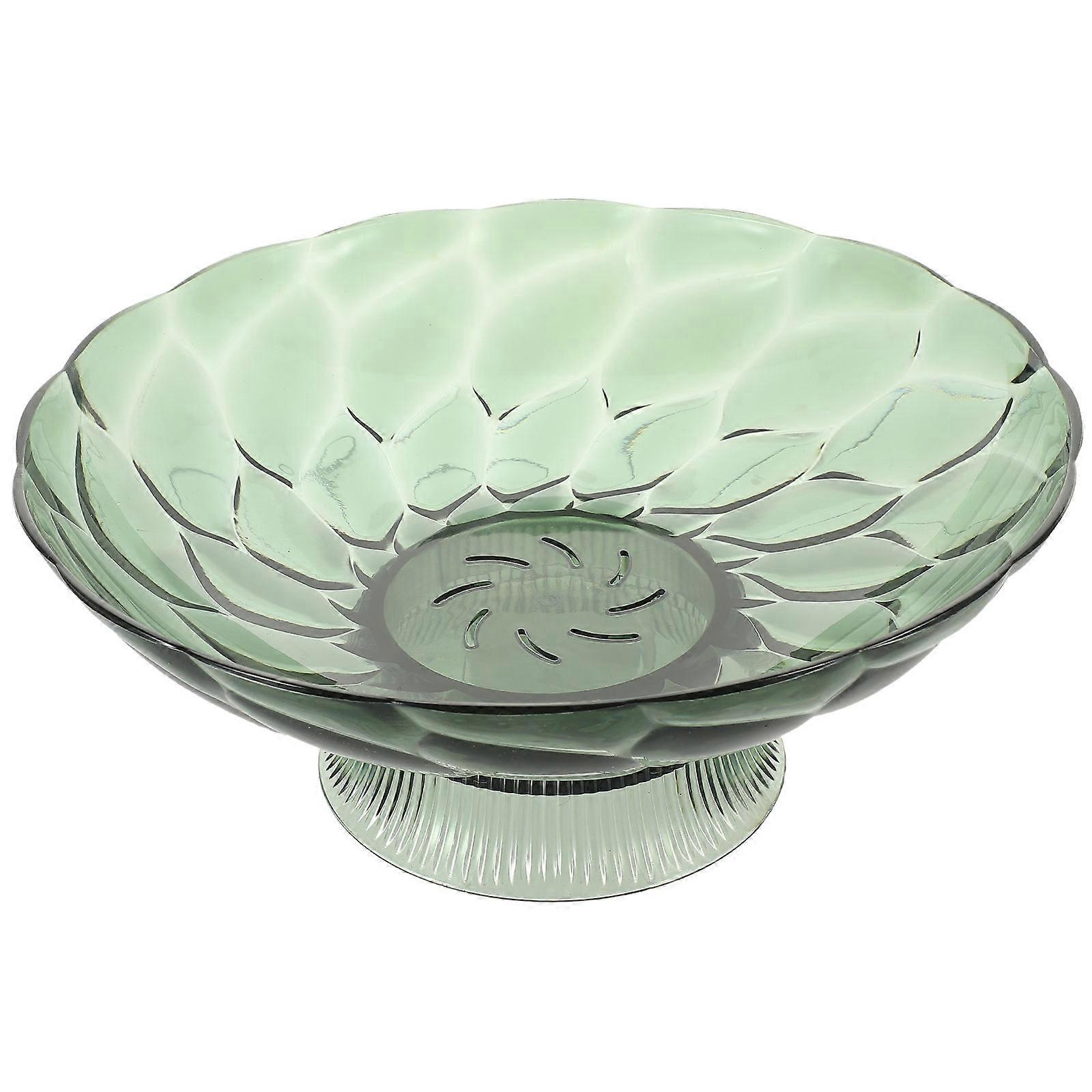 Fruit Bowl for Storage Use Made of PET Material Grey Color Large Capacity for Snack and Fruit
