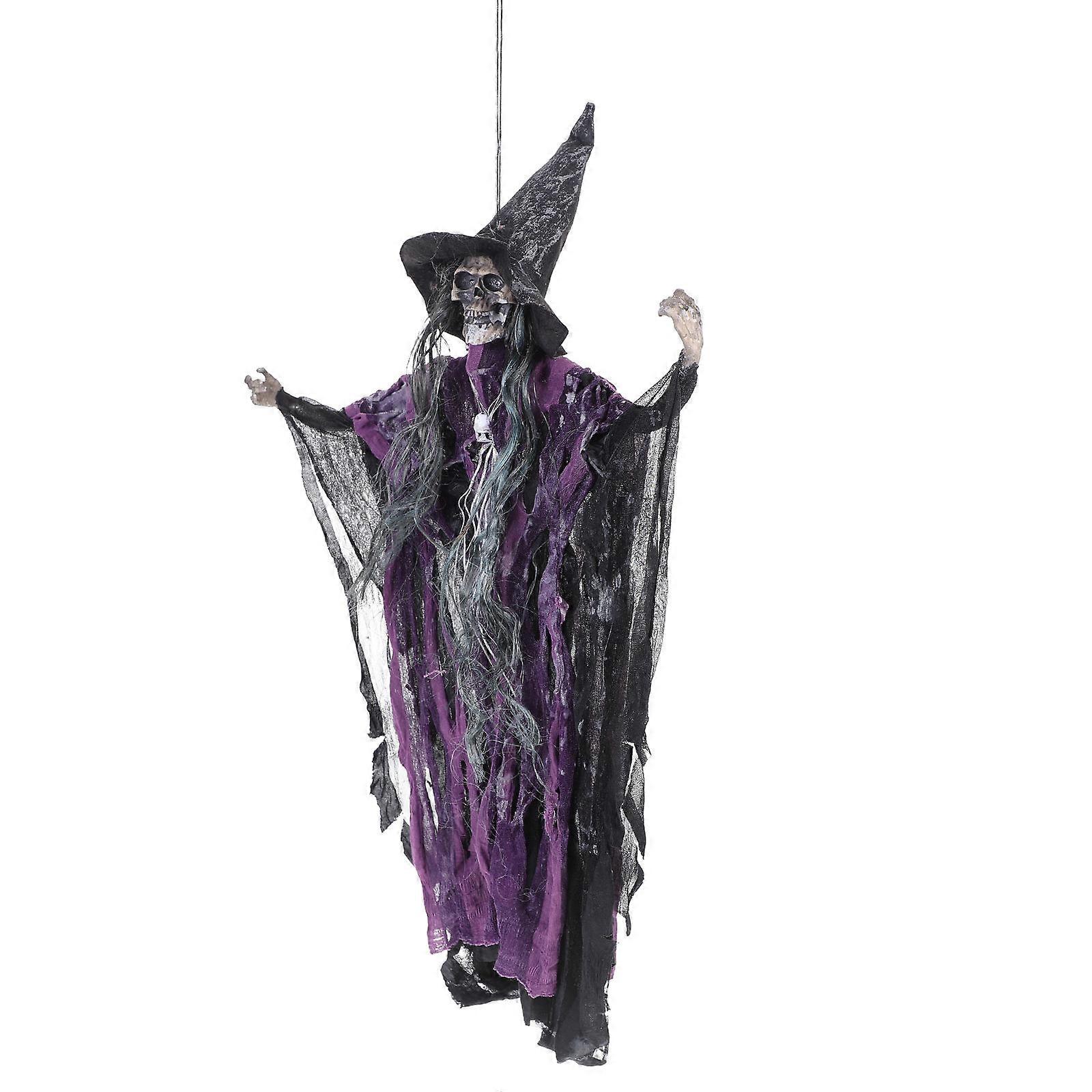 Glowing Ghost Hanging Decor for Halloween Haunted House & Party – Indoor Outdoor Use Luminous Effect No Battery Needed