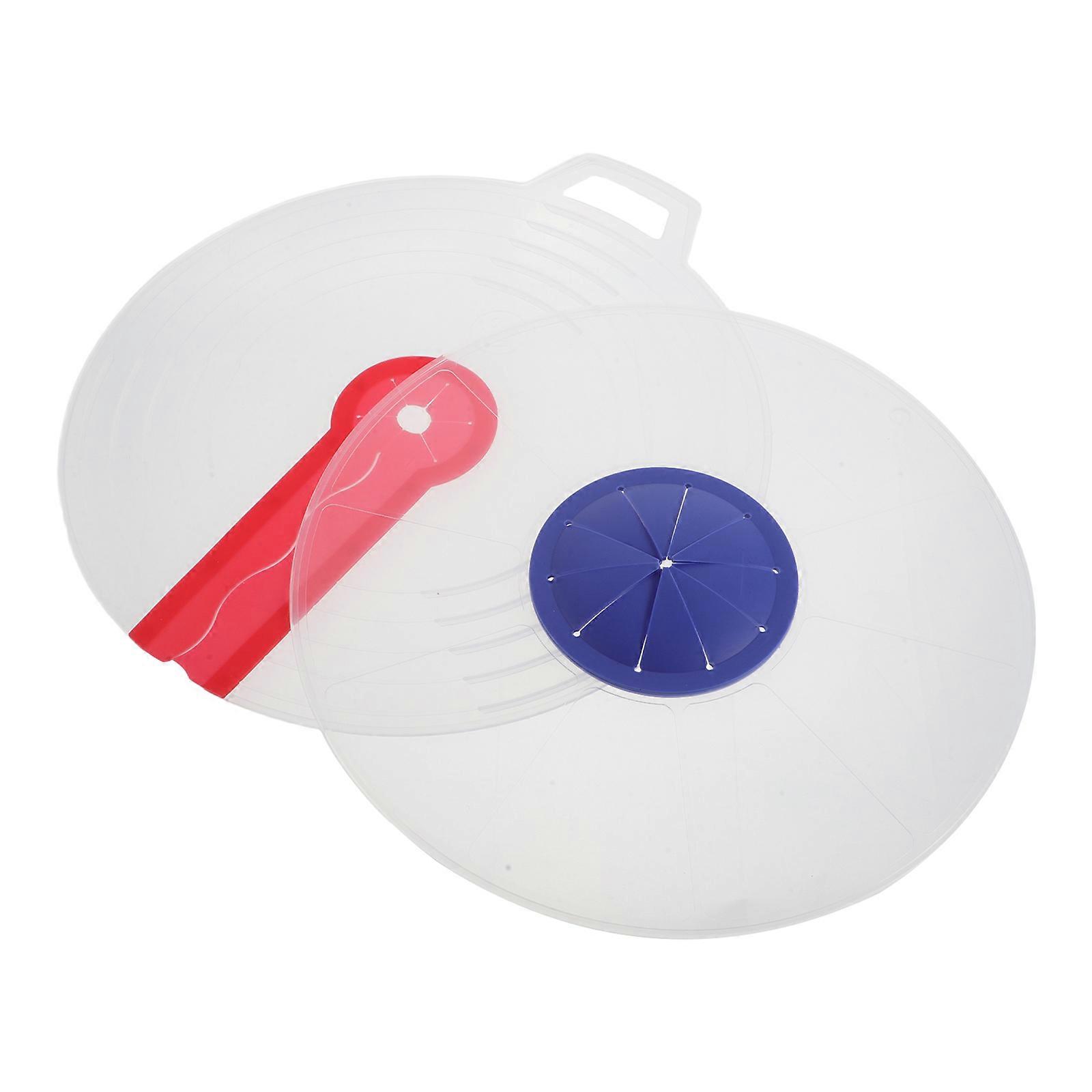 It sounds like you're referring to a product listing or description for a **Silicone Splatter Guard Lid** for mixing bowls. Here's a refined and more