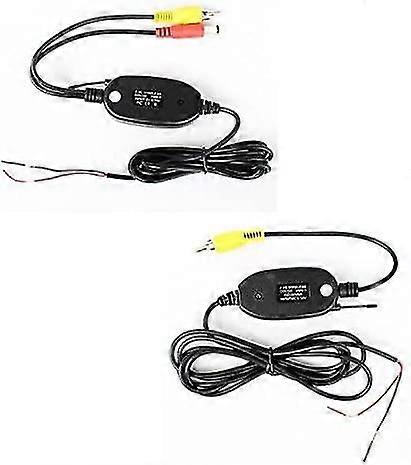 2,4 GHz Wireless Video Sender Empfänger Kit für RCA Auto Rückfahrkamera Monitor Empfänger Cam DVD GPS Auto Radio Player Adapter Modul
