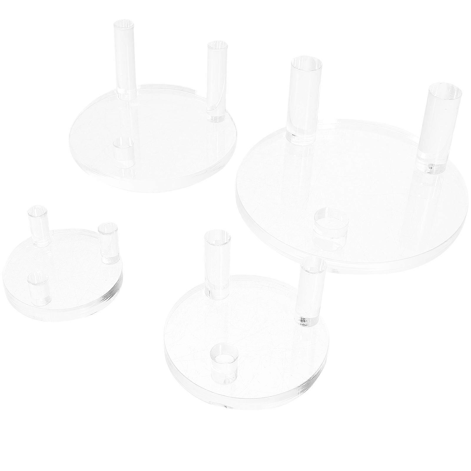 Acrylic Display Stand for Small Collections Transparent Sturdy Easy to Use for Home Office Art Class Size Small