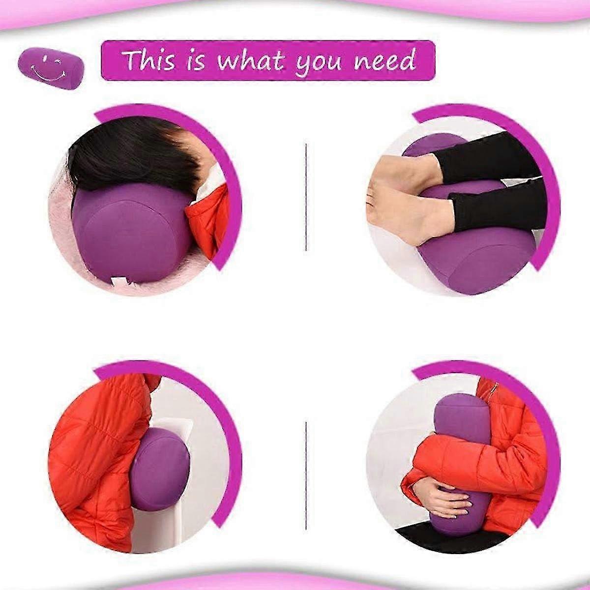 Micro-Bead Roller Cushion for Travel & Home - Comfortable Neck & Back Support Pillow for Sleep, Perfect for Airplane Use