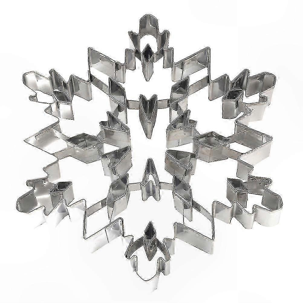 Snowflake Cookie Cutter Set for DIY Baking and Cake Decorating