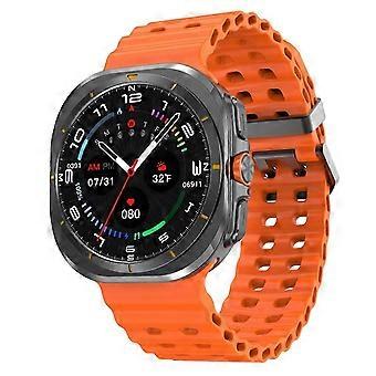 DT Watch Ultra 47 mm:n älykello Bluetooth-puhelukompassi oranssi