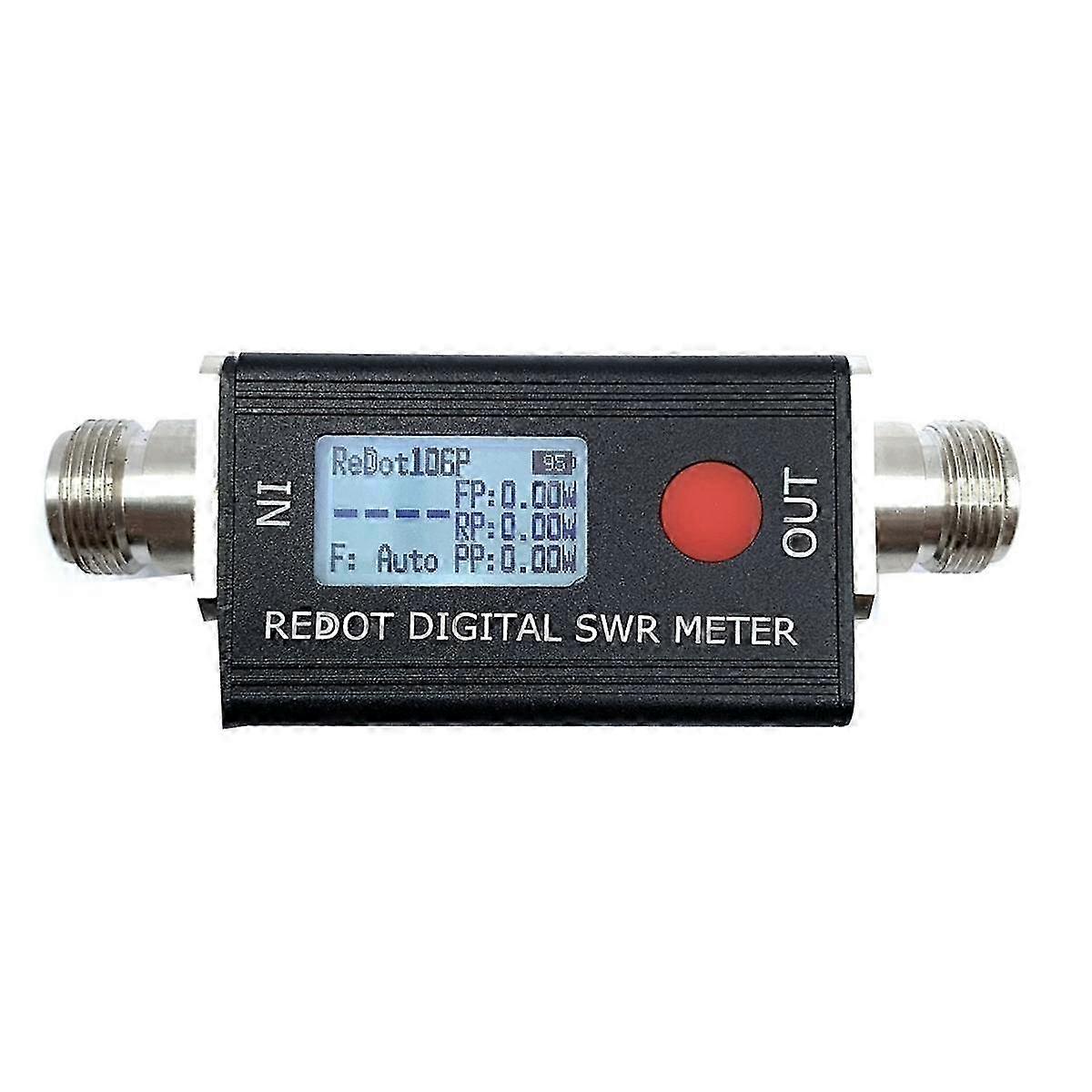 Digital SWR Meter with Power Meter Functionality for DMR Walkie Talkies - Supports 80-999MHz VHF UHF Standing Wave Ratio Detection up to 120W