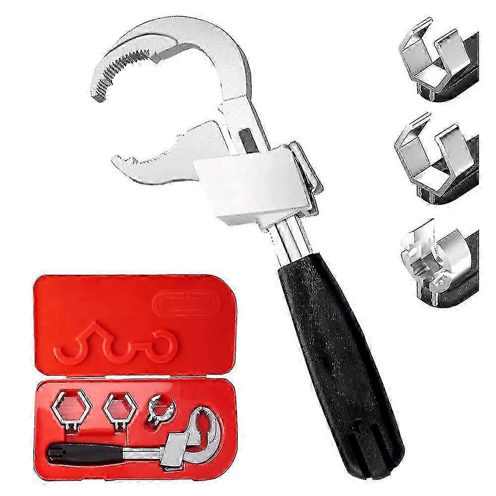 Adjustable Double-Ended Universal Wrench with Multi-Function for Sanitary Water Pipe Repair