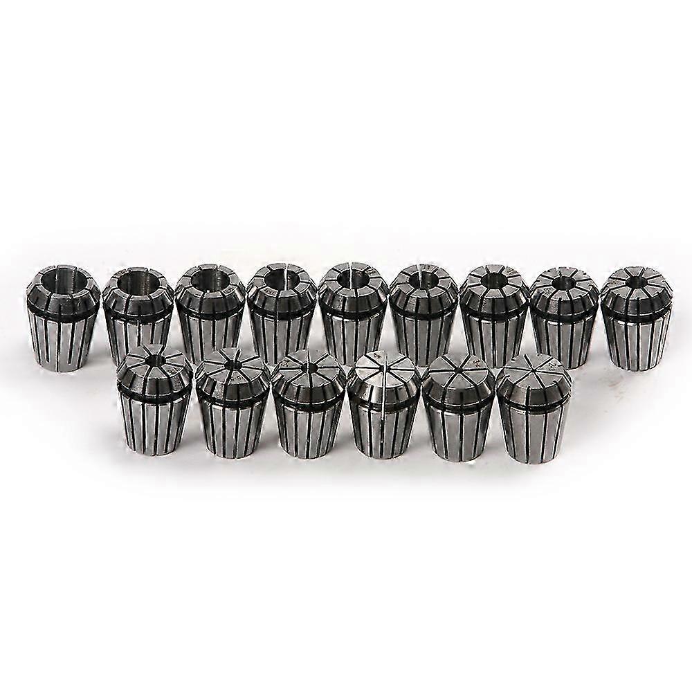15Pcs ER25 Collet Precision Tool Spring Collet Set From 2mm To 16mm CNC Milling Clamping Chuck Tools For Lathe And Spindle Motors SZRH A-DS