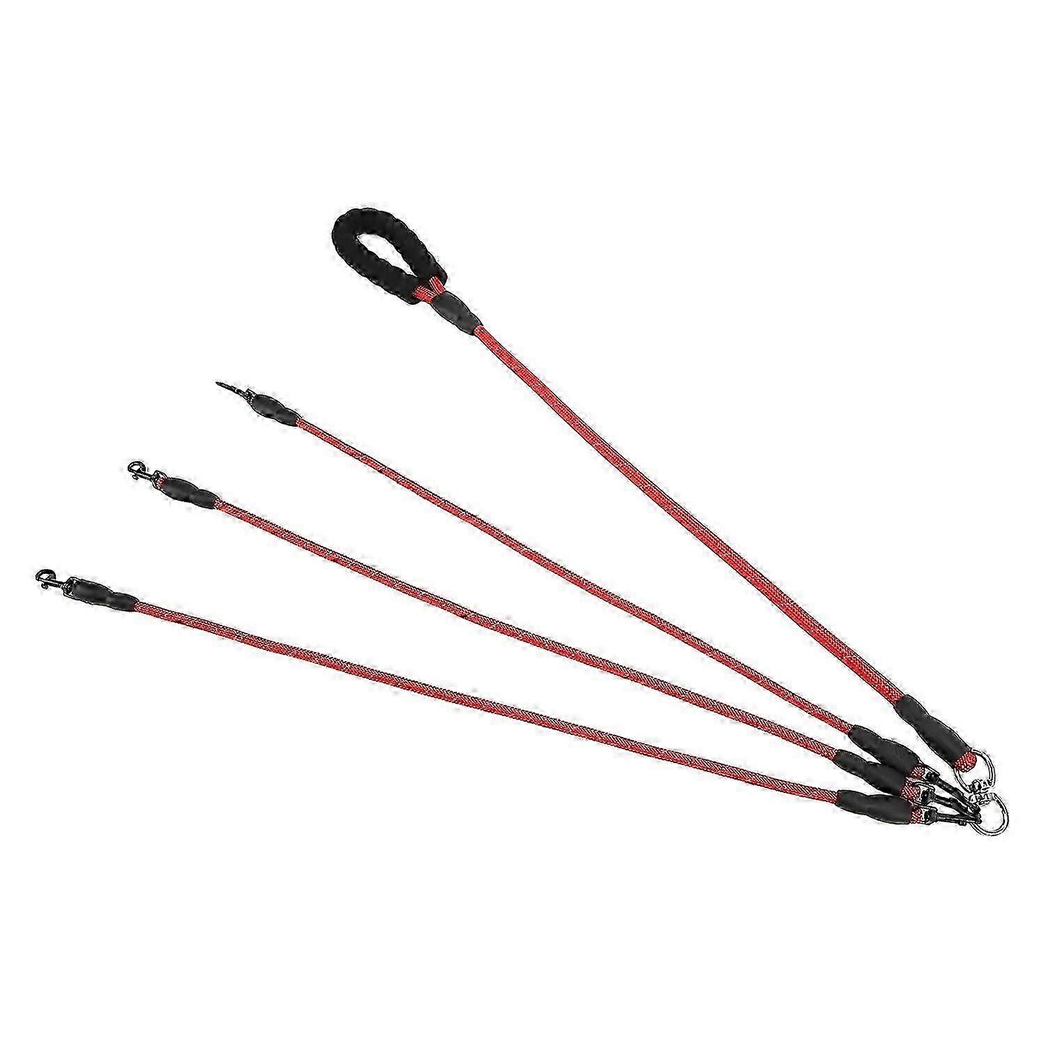 Dog Leash 360 Rotation Reflective Dog Walking Leash with Foam Handle for Hiking Camping Backyard Be