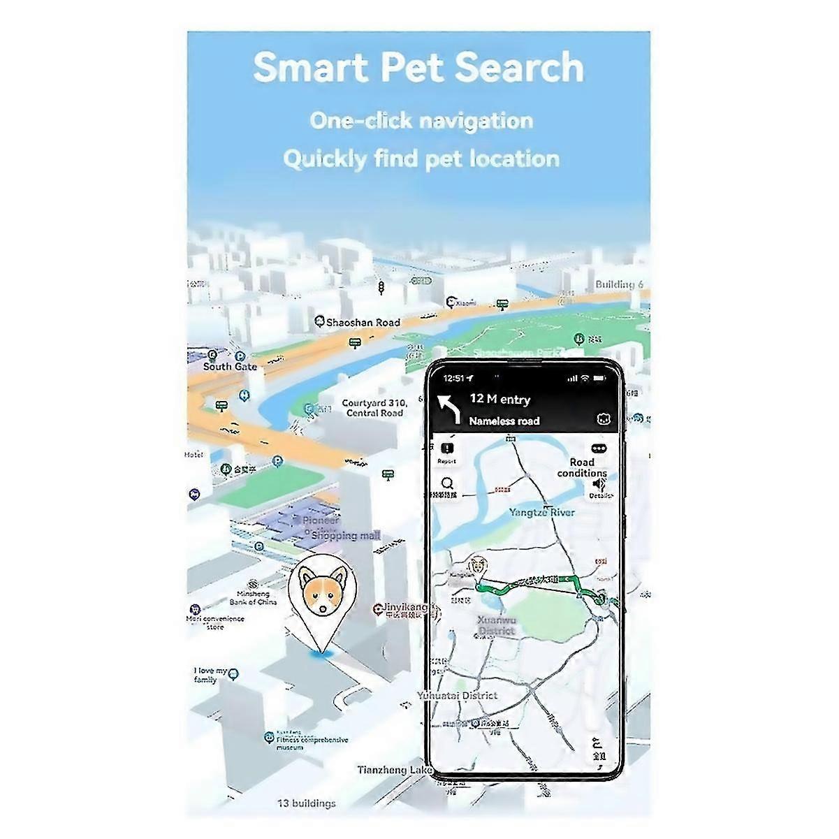 For Dog Tracker Pet Trackerdog Tracking Collar Cat Version