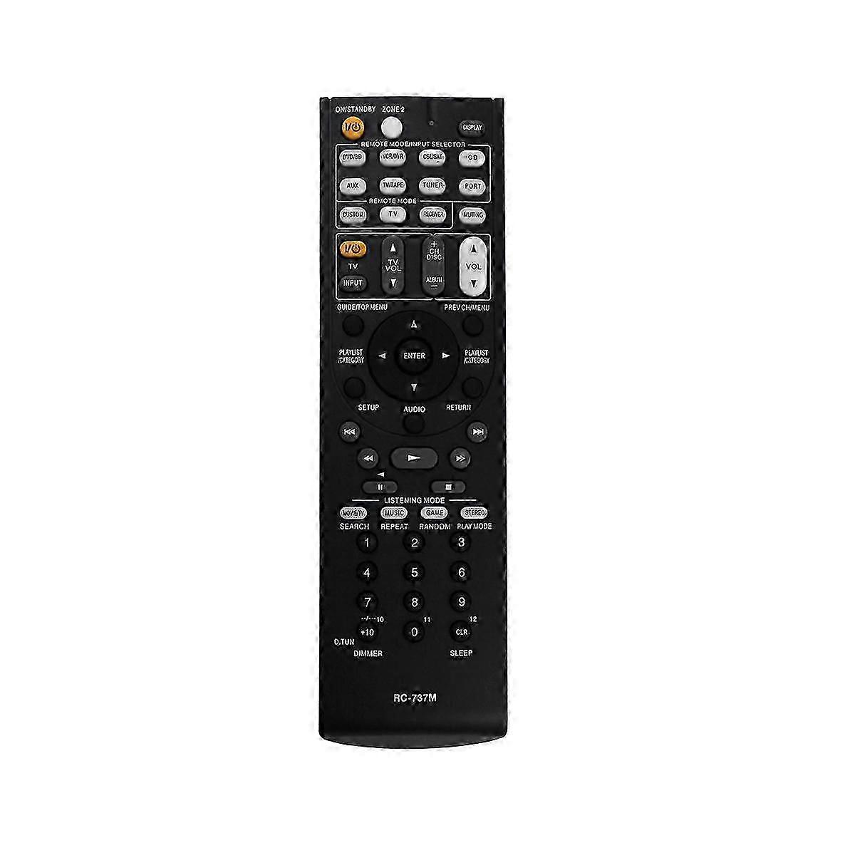 Replace RC-737M Remote Control for AV Receiver Remote Control