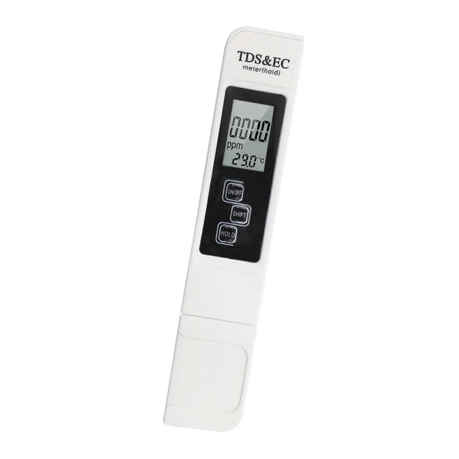 Water Tester Detection Pen Portable LCD Screen Mineral Conductivity Thermometer Three In One Water Quality Analysis Instrument Pen Tester
