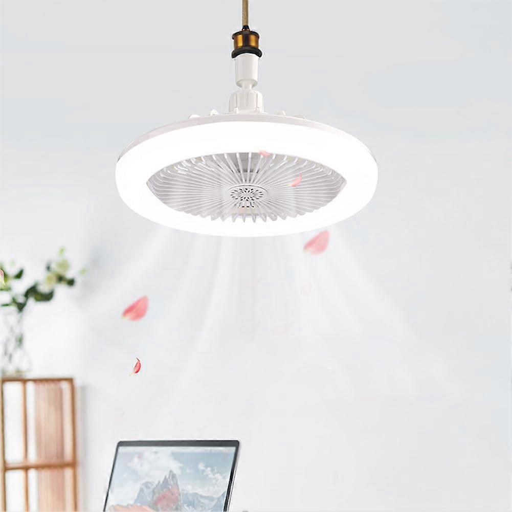 Ceiling Fan with Light Aromatherapy, Remote Control, Small for Bedroom, Home Office, White