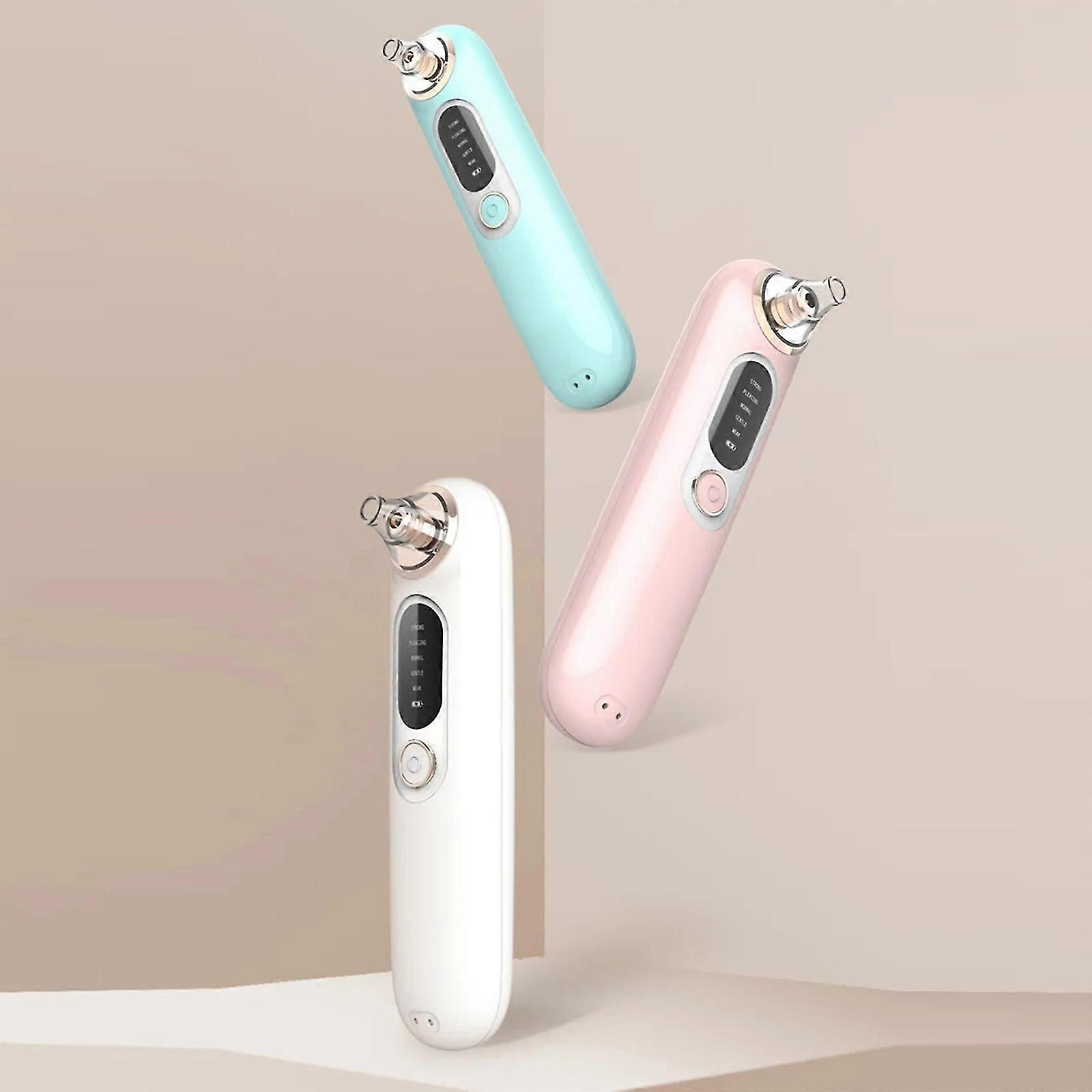Electric Blackhead Remover, Pore Extractor and Cleaner, Pimple Sucker with Efficient Air Pump, Exfoliates Dead Skin
