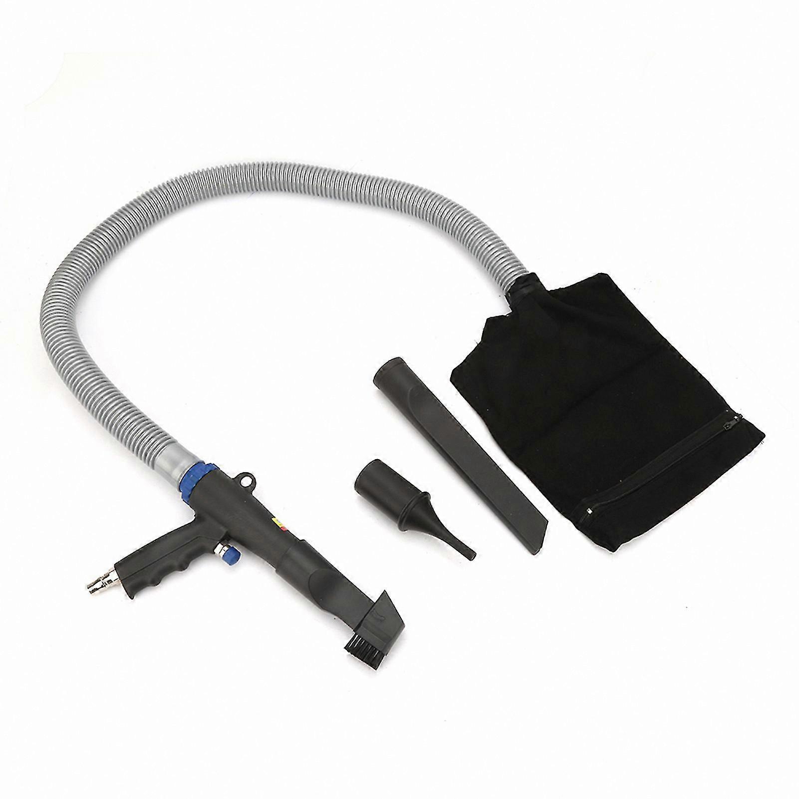 Pneumatic Cleaning Tool with High-Pressure Air Duster and Suction Function Pistol Grip Design for Efficient Dust Removal