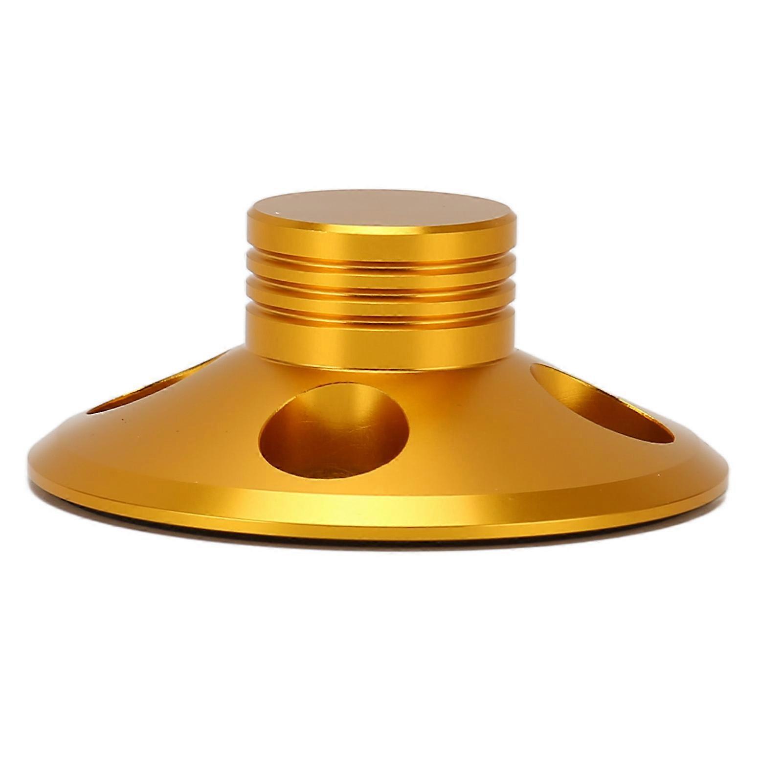 Gold Aluminum Alloy Record Weight Clamp for Universal Turntable Stabilizer and Sound Quality