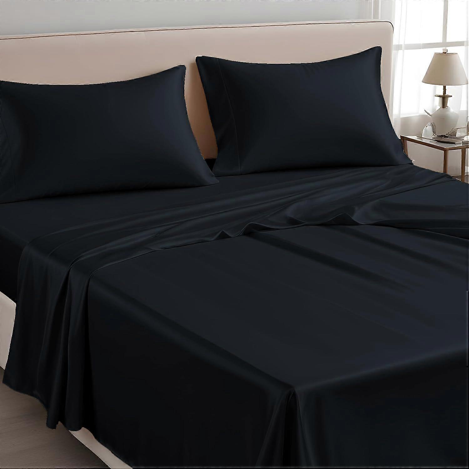 Flat Sheet Only, Austrian Tencel  Silk Bedding, 300 Thread Count Premium Soft
