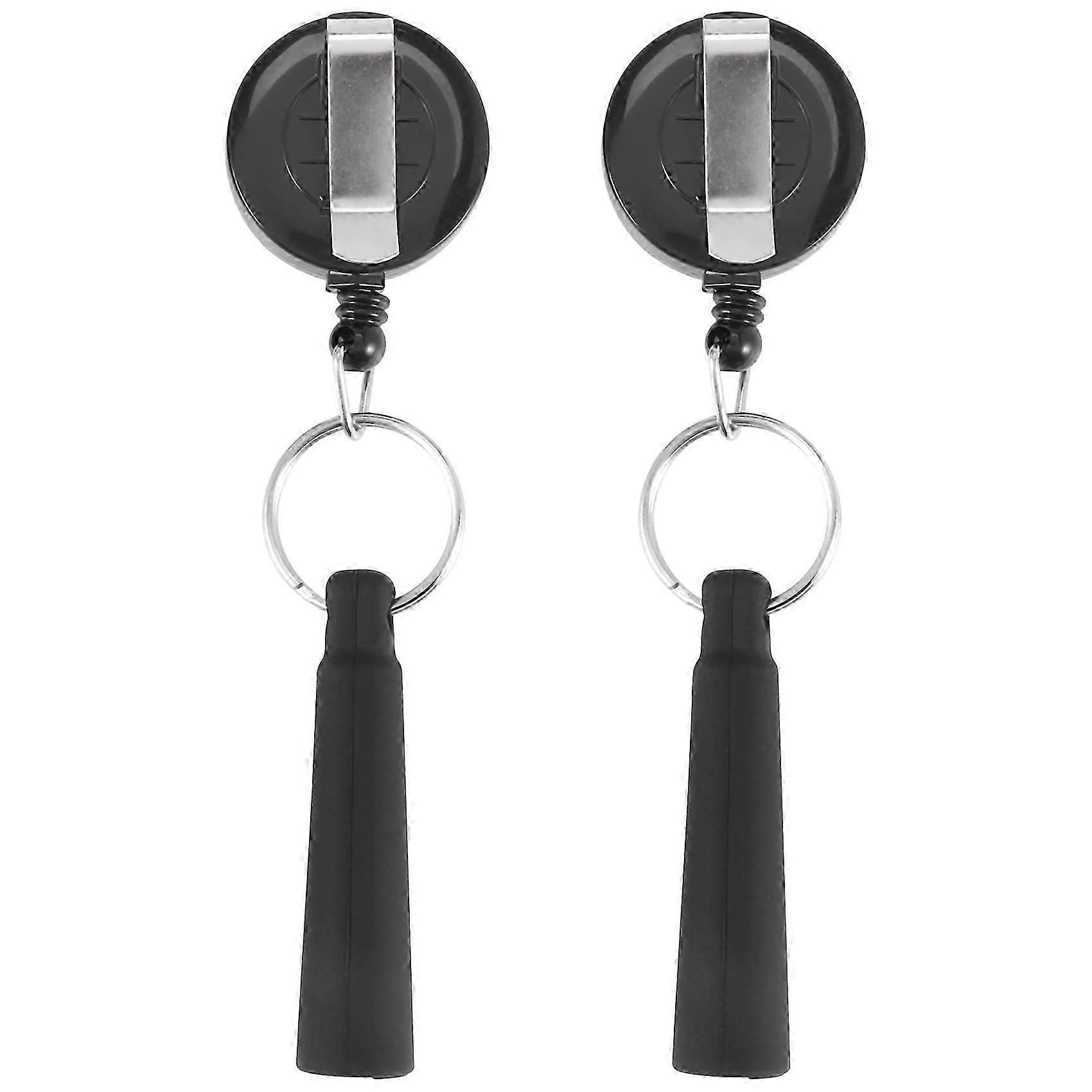 8Pcs Elastic Silicone Retractable Pencil Holder, Duty Retractable Pull Pen for Woodwork, Retractable