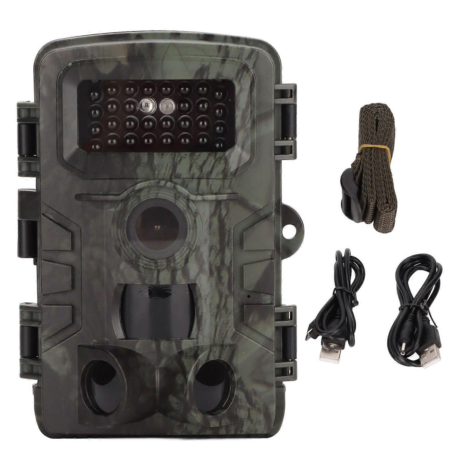 1080P Hunting Game Camera with 120° Wide Angle, Motion Sensor, Night Vision, Waterproof