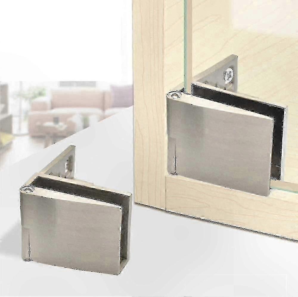 Brushed Nickel Hinge for Frameless Glass Wine Cabinets