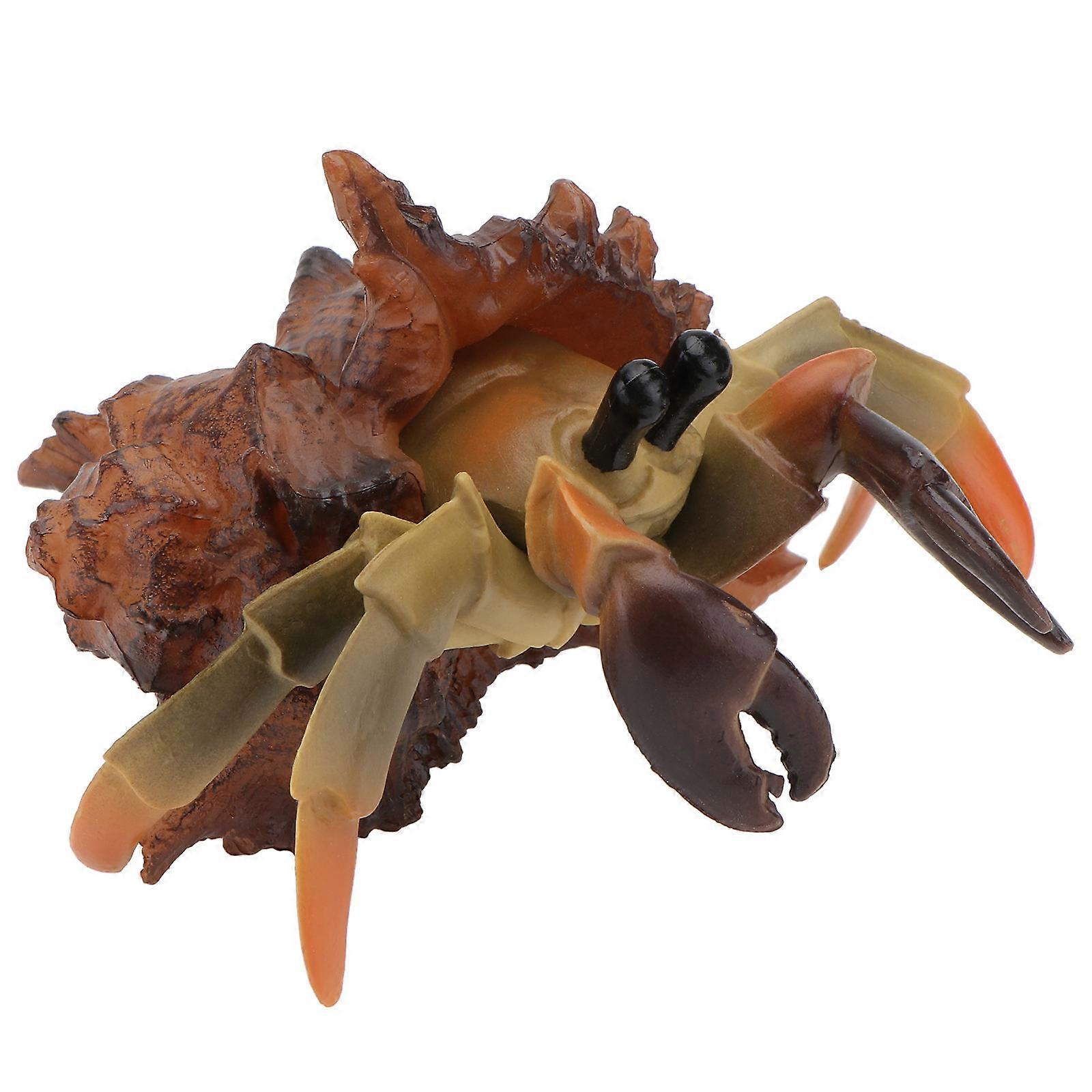 Marine Animal Model Realistic Crab Toy Great For Child's Playtime Material 4.7×4.7×3.1in 1Pack
