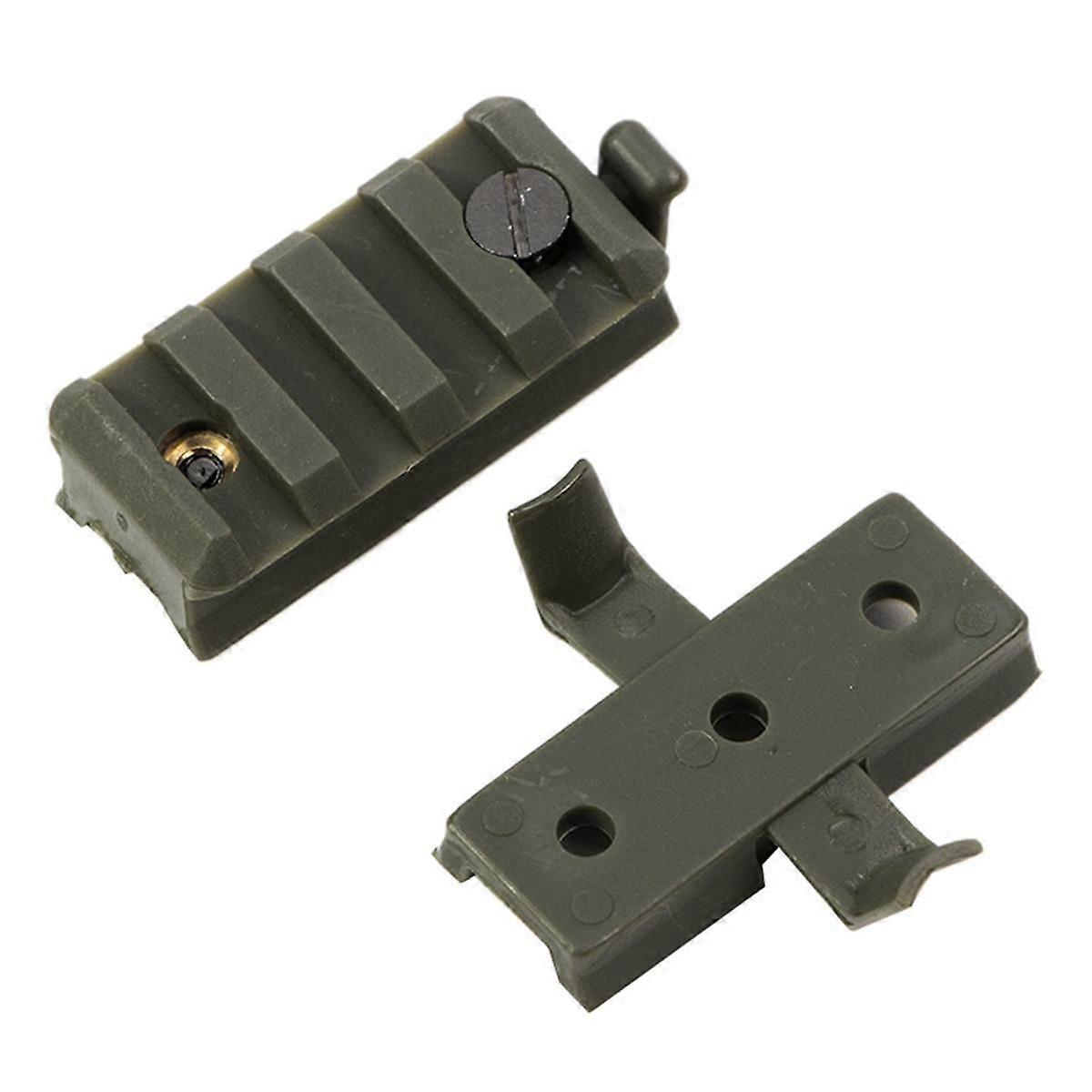1 Pair Nylon Lead Rail Helmet Flashlight Clip Rail Slider Plastic Universal Helmet 20mm Accessories
