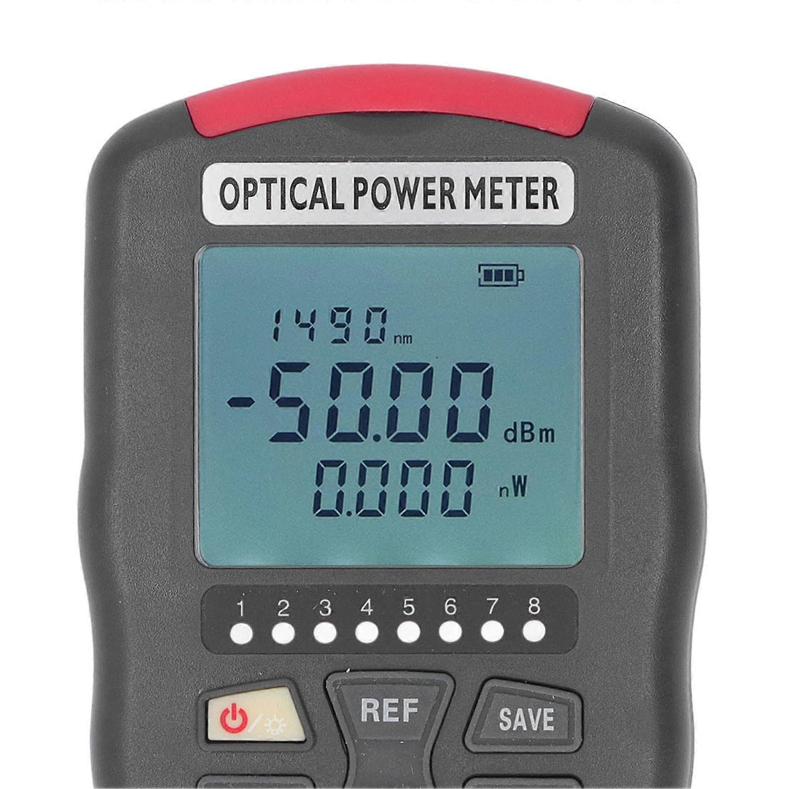 in 1 Fiber Optic Power Meter, Optical Power Tester, 15km Visual Fault Locator, RJ45 Network Tester with LED Illumination -70 to +10dBm