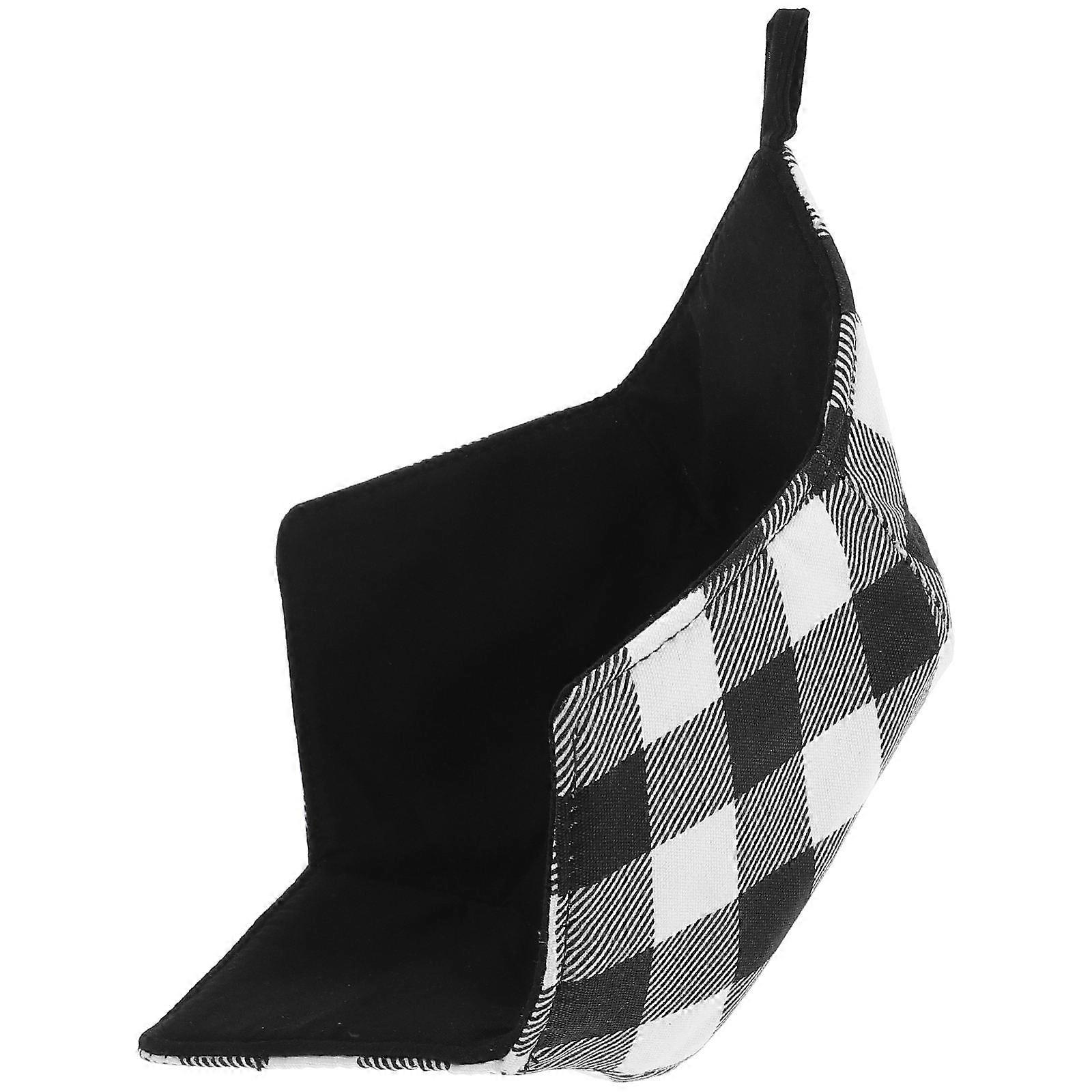 Microwave Bowl Holder Black Polyester Bowl Protector for Baby Use