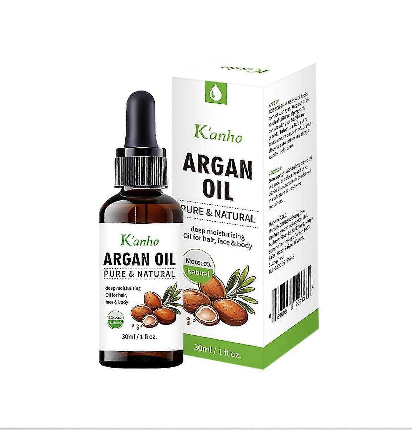 Argan Oil for Hair Growth, Pure & Natural Argan Oil for Hair, Face, Body & Skin, Deep Moisturizing Argan Oil For Dry, Frizzy and Curly Hair, Moisturiz