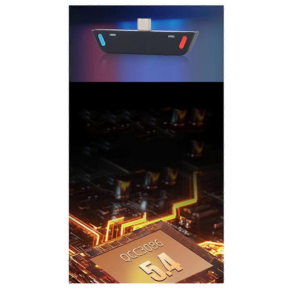 Type-C Bluetooth 5.4 Transmitter for Mobile/Game Player to Wireless Headphones Adaptive / LDAC / Lo