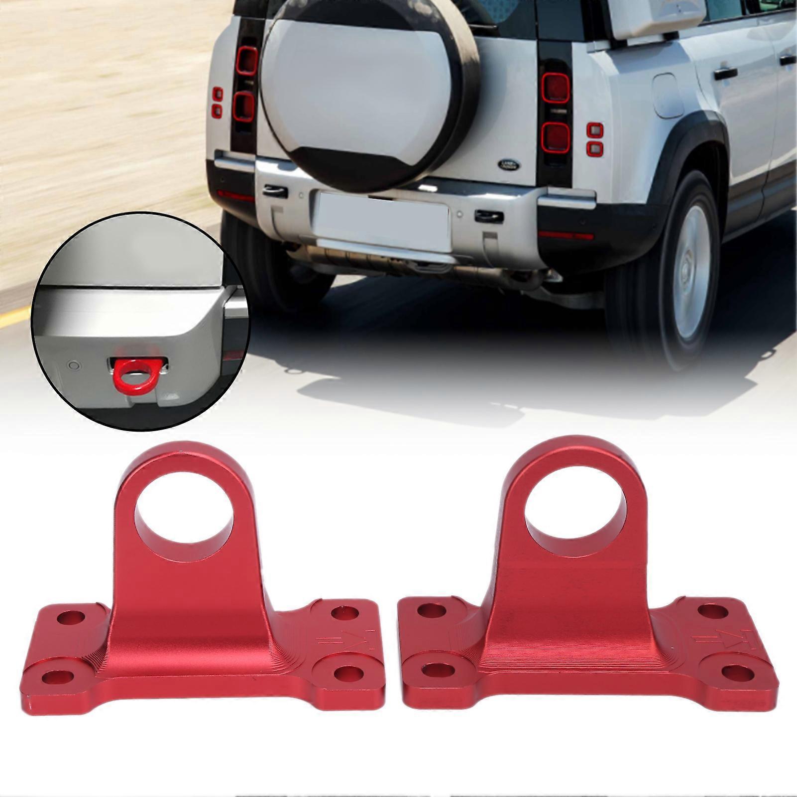 2pcs Small Red Metal Trailer Bow Shackle for Defender 2020 2021