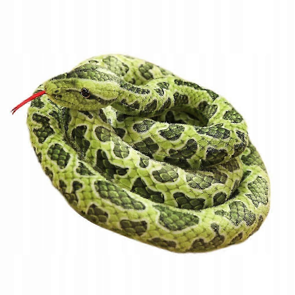Plush Snake Toy Ideal for Halloween Decorations and as a Soft Pillow