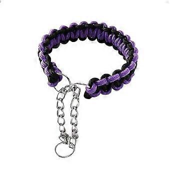 Adjustable Durable Dog Collar Braided Rope Pet Collar for Cats, Small and Medium Dogs and Large Dogs, Soft and Comfortable Material(S)