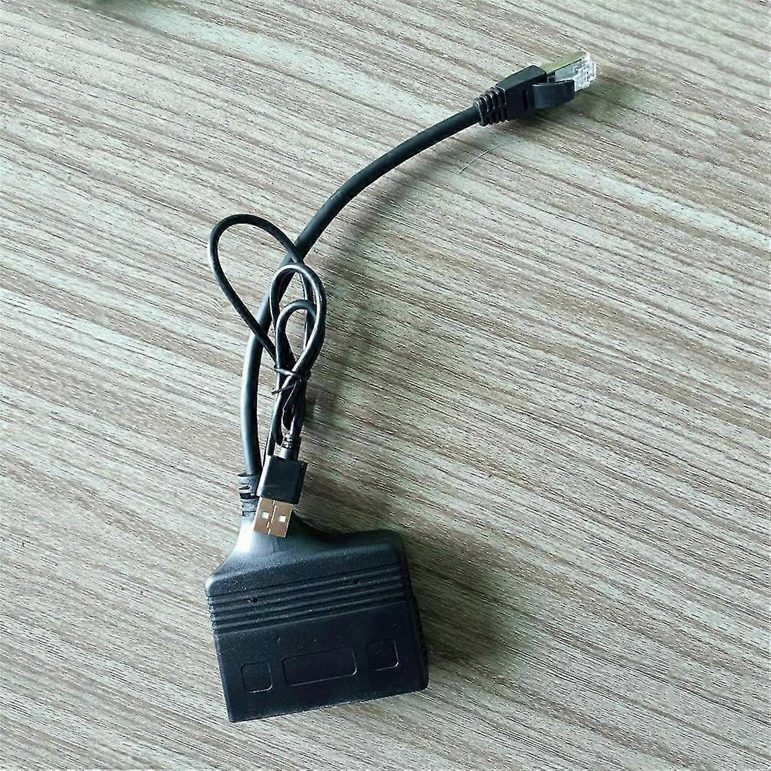 1 to 4 Gigabit Ethernet Splitter RJ45 Splitter 1000Mbps, Male