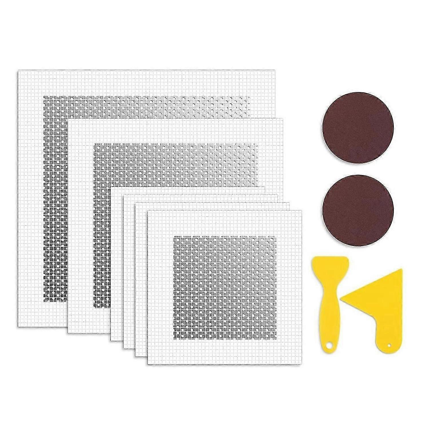 6PCS Wall Patch Kit, 4/6/8Inch Dry Wall Hole Repair Patch Metal Patch