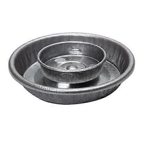 Miller Little Giant Round 1 Quart Jar Metal Waterer Base, 1 Each