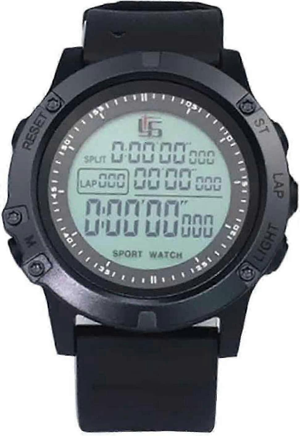 Football Referee Watch With Timer, Timer, Night Light, Countdown, Stopwatch, Sports Teacher Game, Big Dial (black)